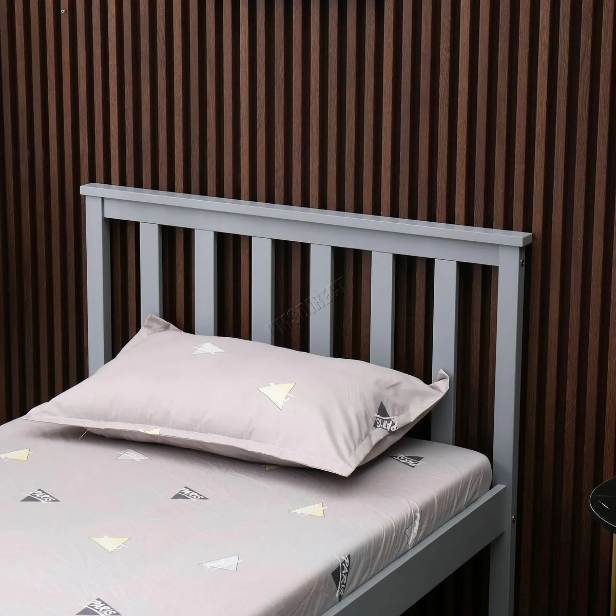 Single Bed Solid Pine Frame Headboard Durable - Image 4