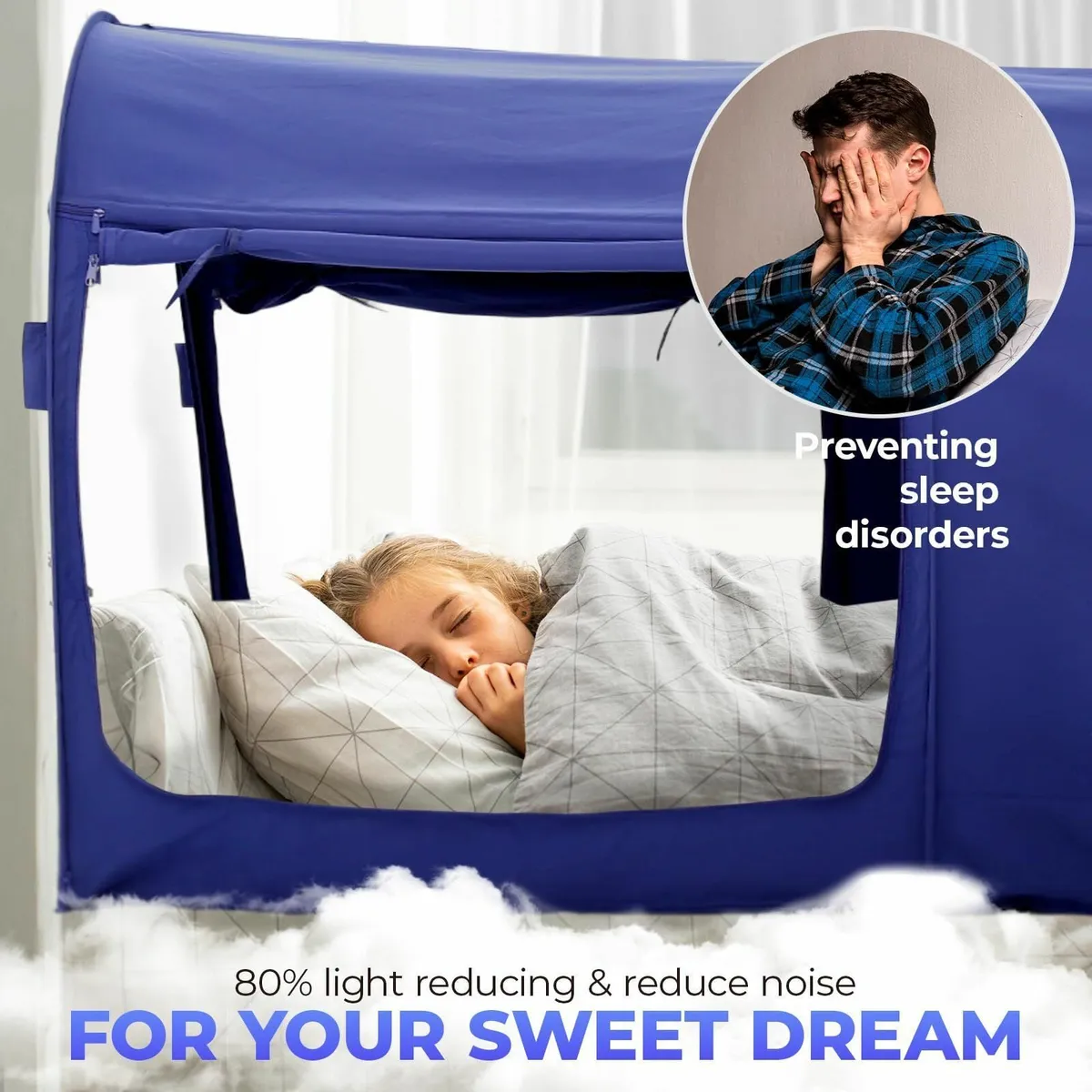 Bed Canopy Tents Dream Privacy Space Single Size - Image 2