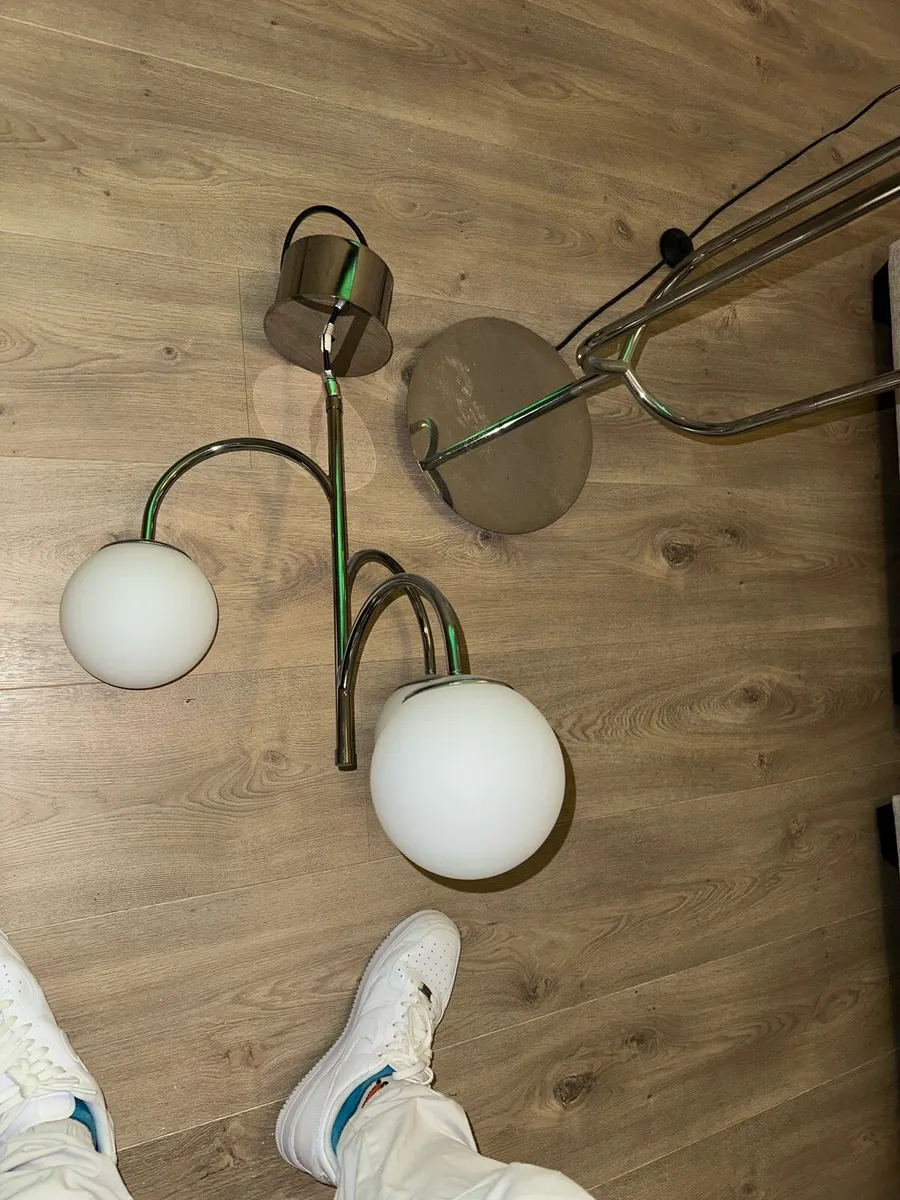 IKEA Stockholm chrome globe floor/ ceiling light - Image 3