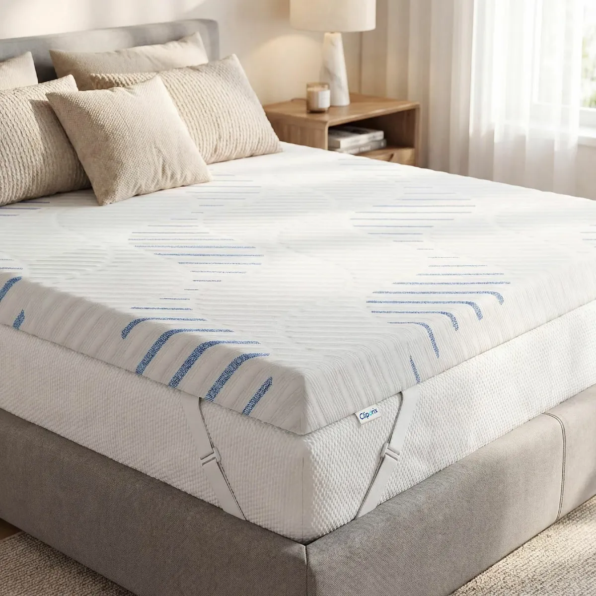 Extra Thick Mattress Topper Double Gel Memory - Image 1