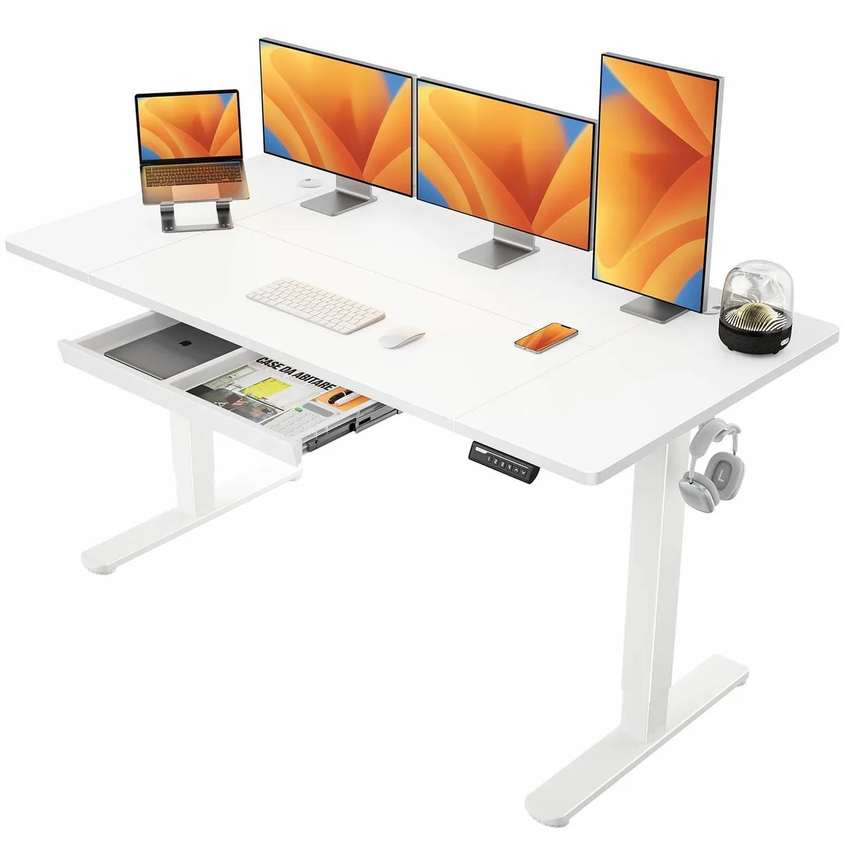 Electric Standing Desk 160 x 80 cm Height - Image 1
