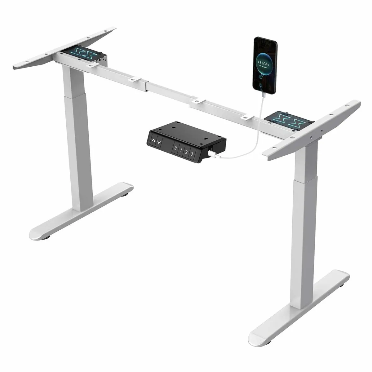 Electric Height Adjustable Standing Desk Frame - Image 1