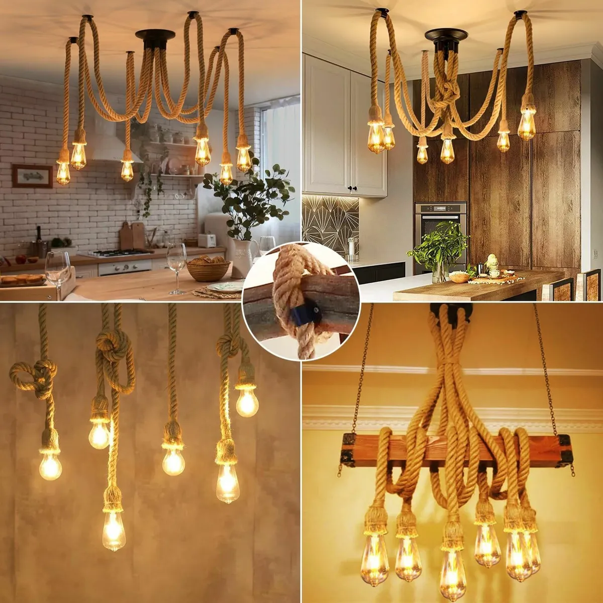 6 Heads Spider Light Chandelier Pendant Lighting - Image 2