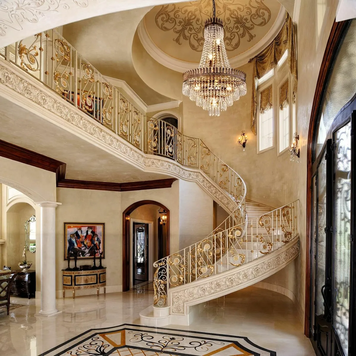 Crystal Chandelier 7-Light French Empire Crystals - Image 2