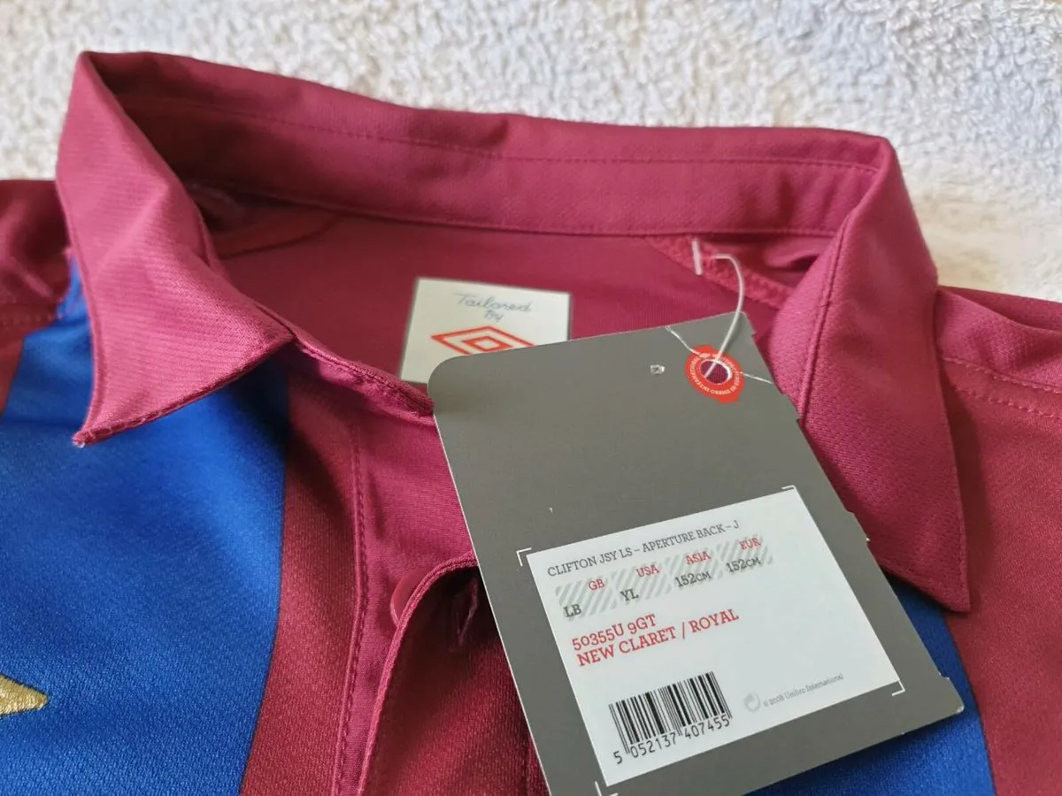 Umbro Clifton Long Sleeve Jersey 2012 Shirt Top - Image 3