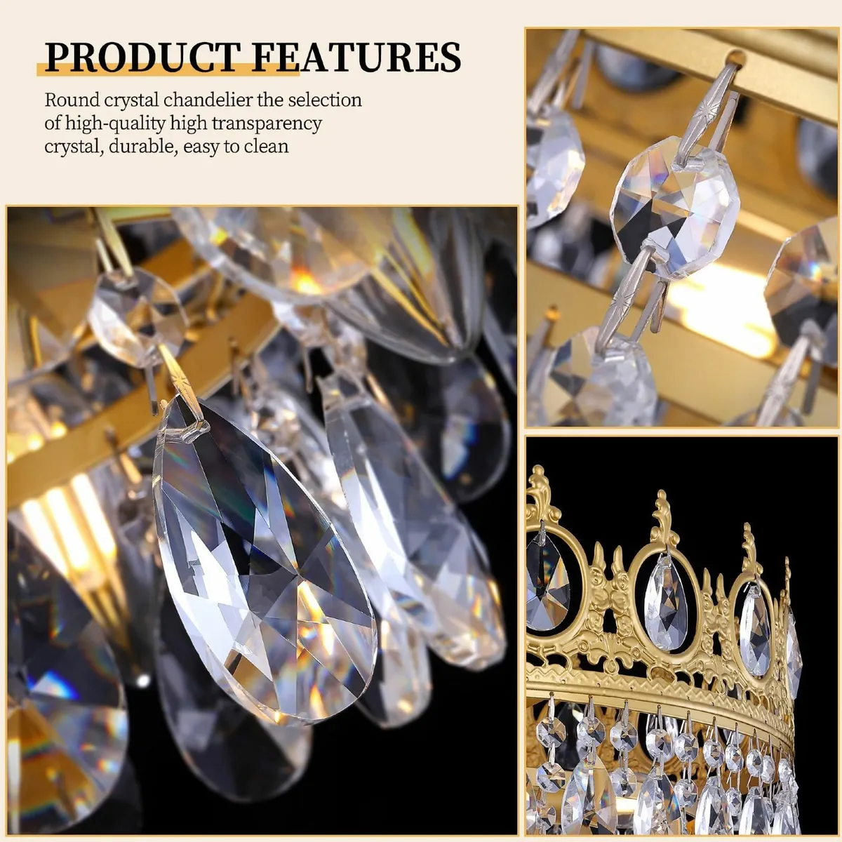 Flush Mount Ceiling Light Fixture Modern Farmhouse - Image 3