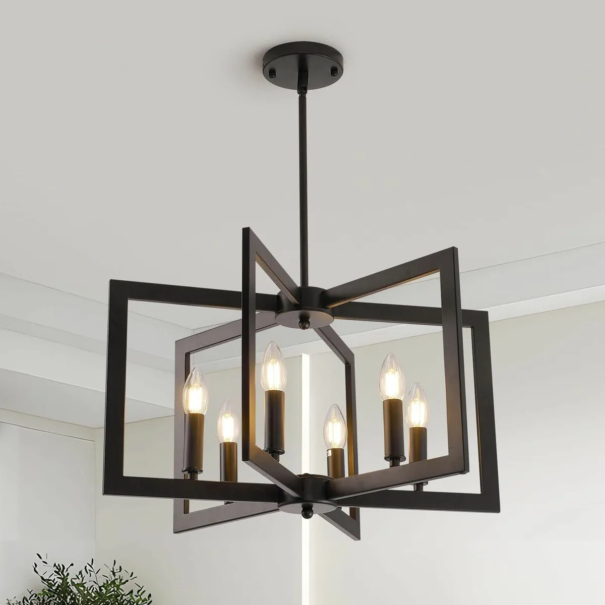 Vintage Chandeliers Ceiling Light E14 Geometric - Image 1