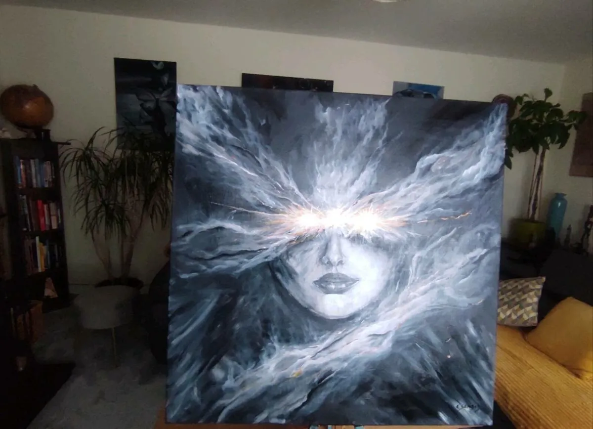 Acrylic painting " Inner light" - Image 2