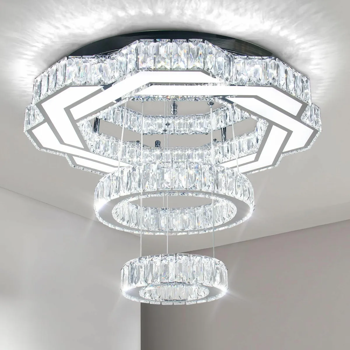 22.5 Crystal Chandeliers Modern Ceiling Light - Image 1