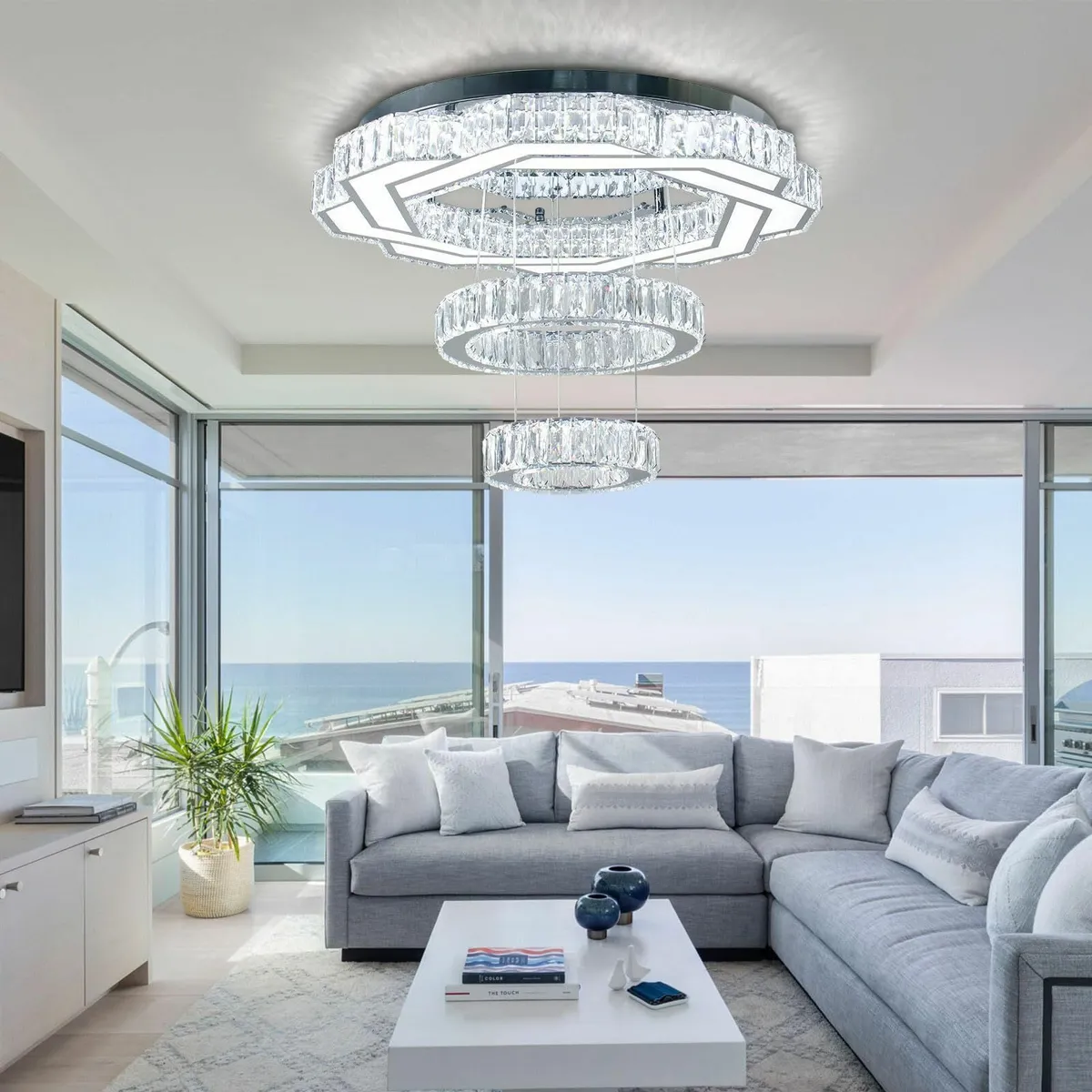 22.5 Crystal Chandeliers Modern Ceiling Light - Image 2