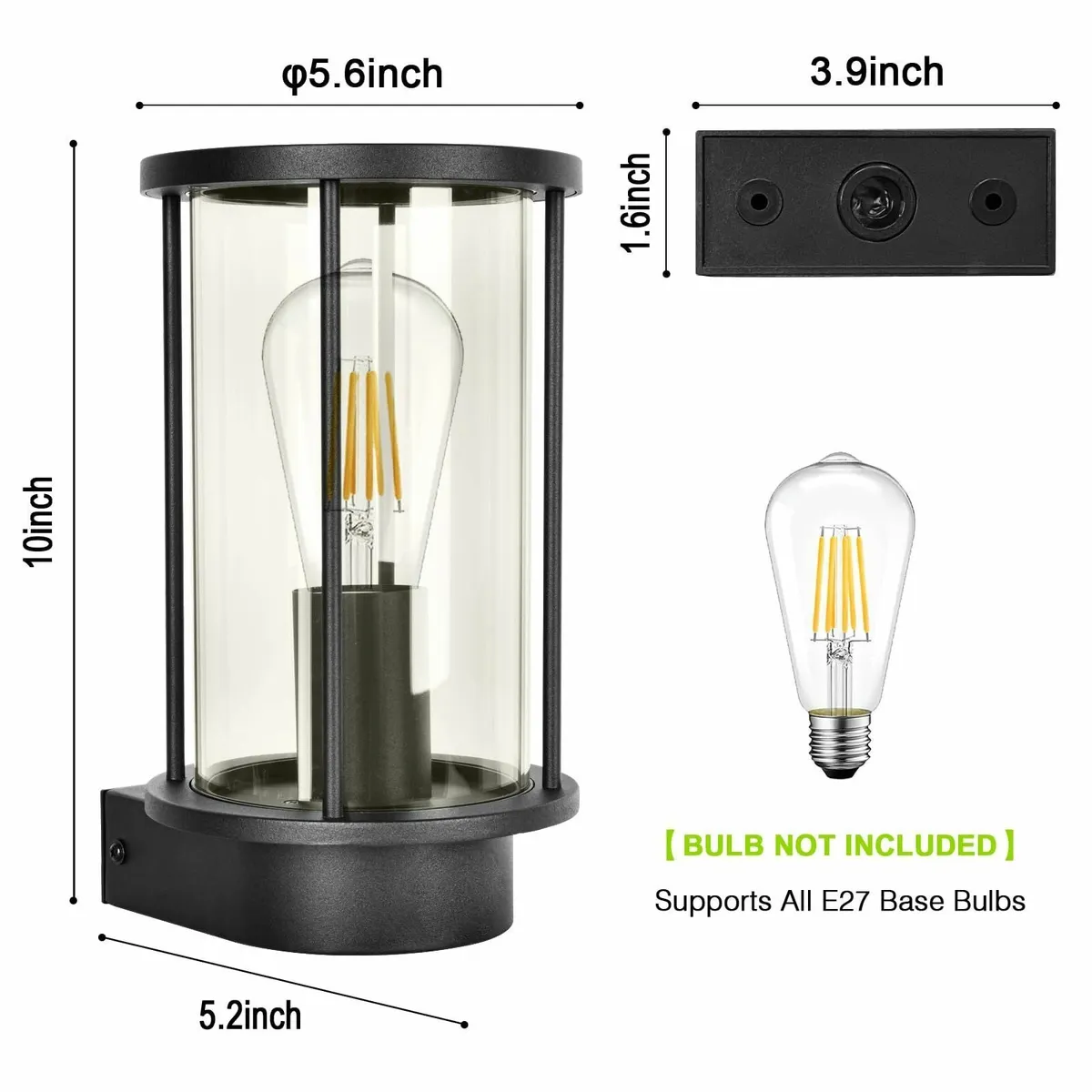 Outdoor Wall Lights Waterproof Anti-Rust Lamp - Image 3