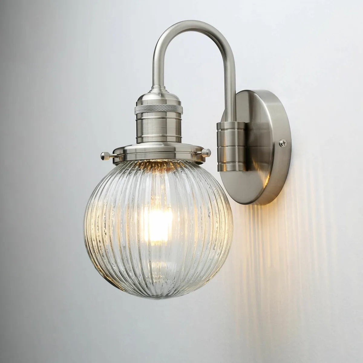 Industrial Vintage Gooseneck 1-Light Wall Sconce - Image 1
