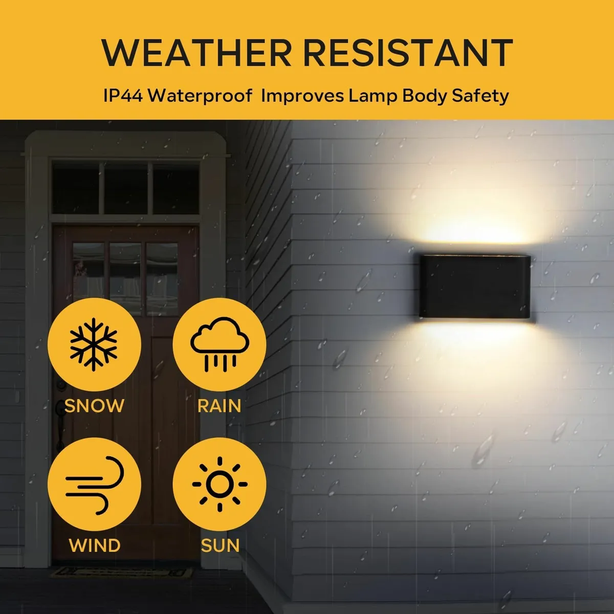 LED Wall Light 12W 3000K Up and Down Indoor - Image 4