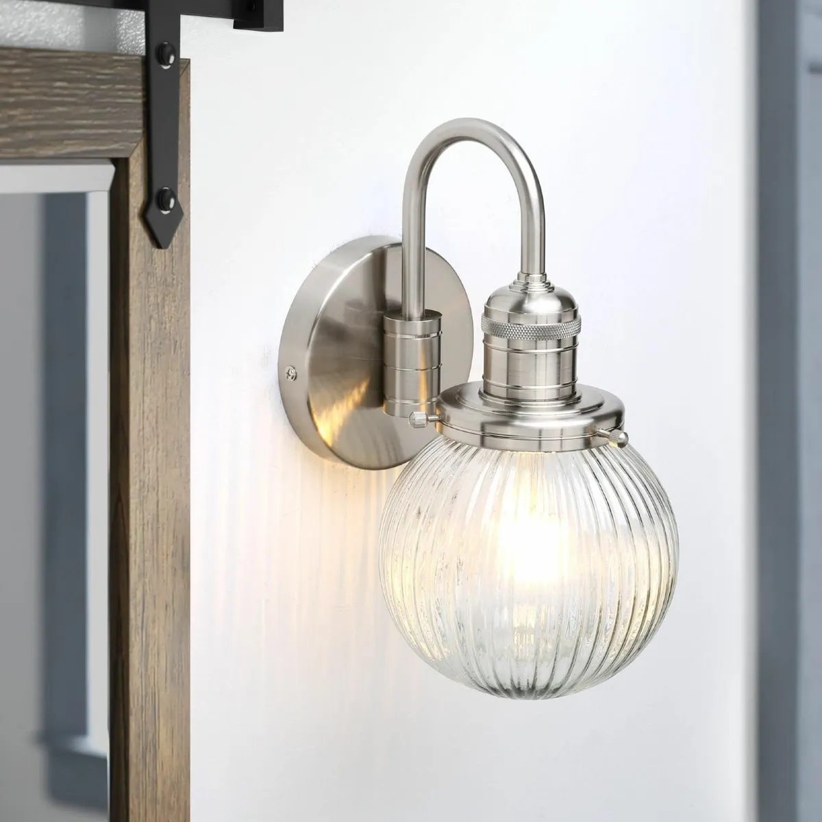Industrial Vintage Gooseneck 1-Light Wall Sconce - Image 3