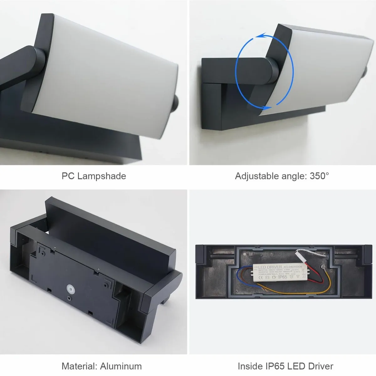 45W LED Wall Light Outdoor Indoor Waterproof IP65 - Image 2