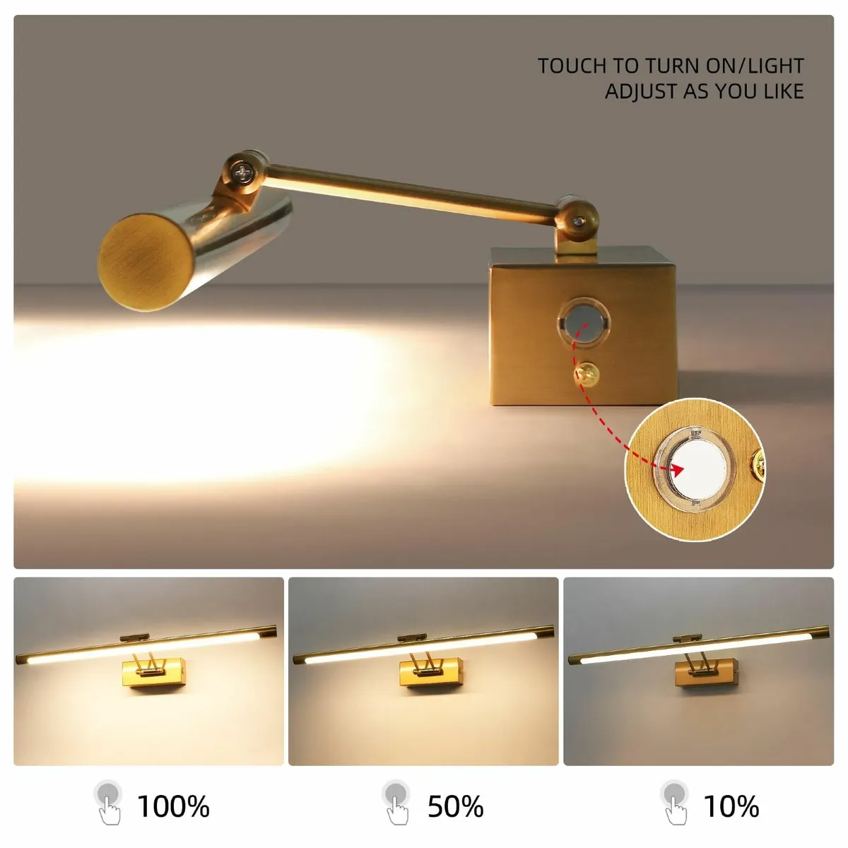 LED Bathroom Vanity Lights Fixtures 12W Dimmable - Image 3