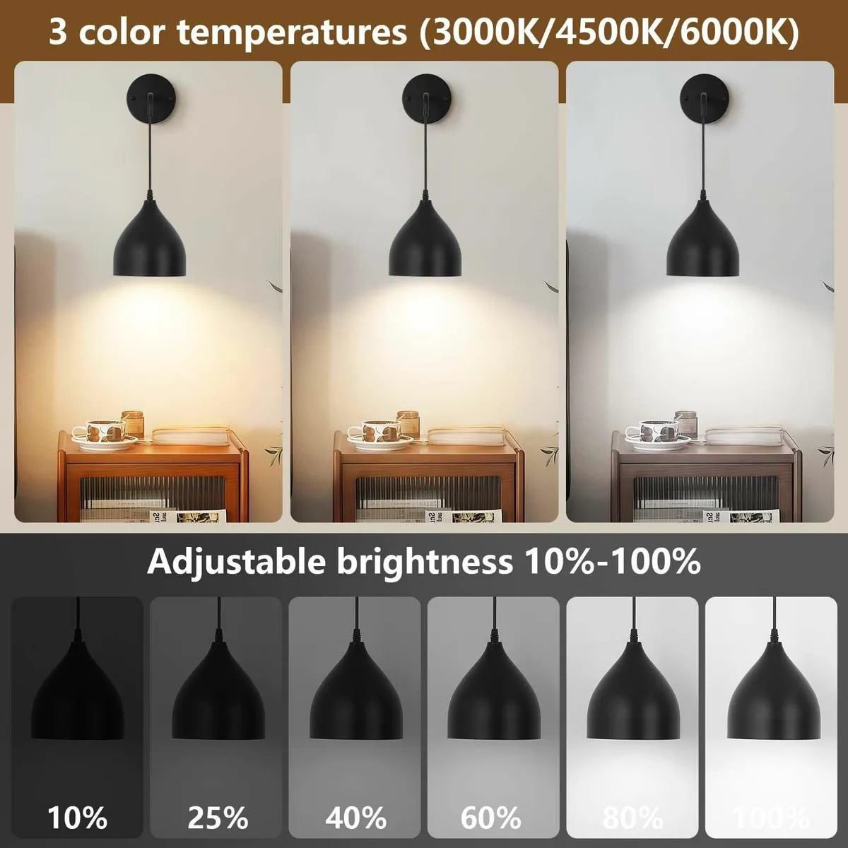 Battery Operated Wall Lights Indoor Wireless - Image 4