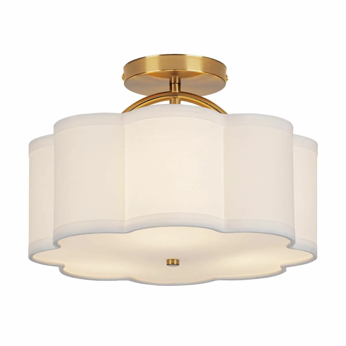 Semi Flush Mount Ceiling Light Fixture Modern - Image 1