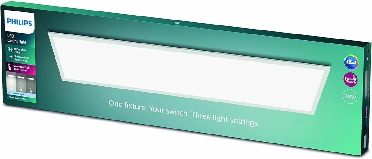 LED Panel Rectangle Ceiling Light SceneSwitch - Image 1