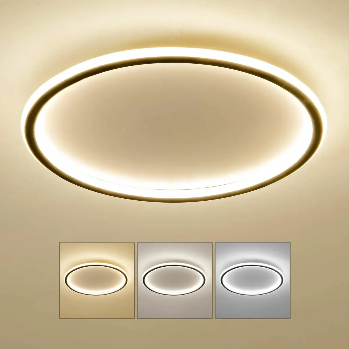 40CM LED Round Ceiling Lighting 10% to 100% - Image 1