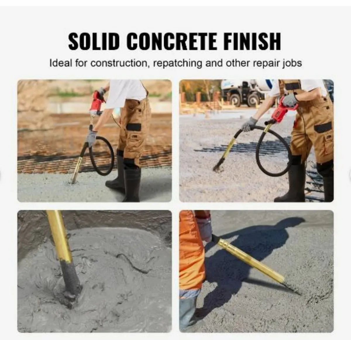 Handheld Concrete Vibrator, 960W - Image 3