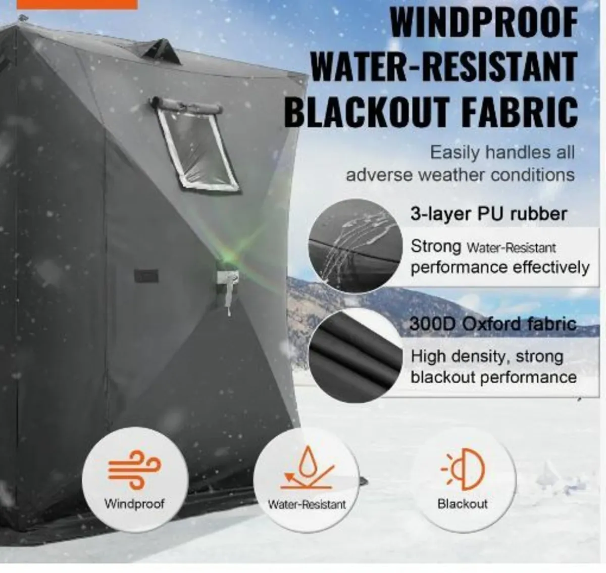 Portable Ice Shelter, 3-4 Person - Image 2
