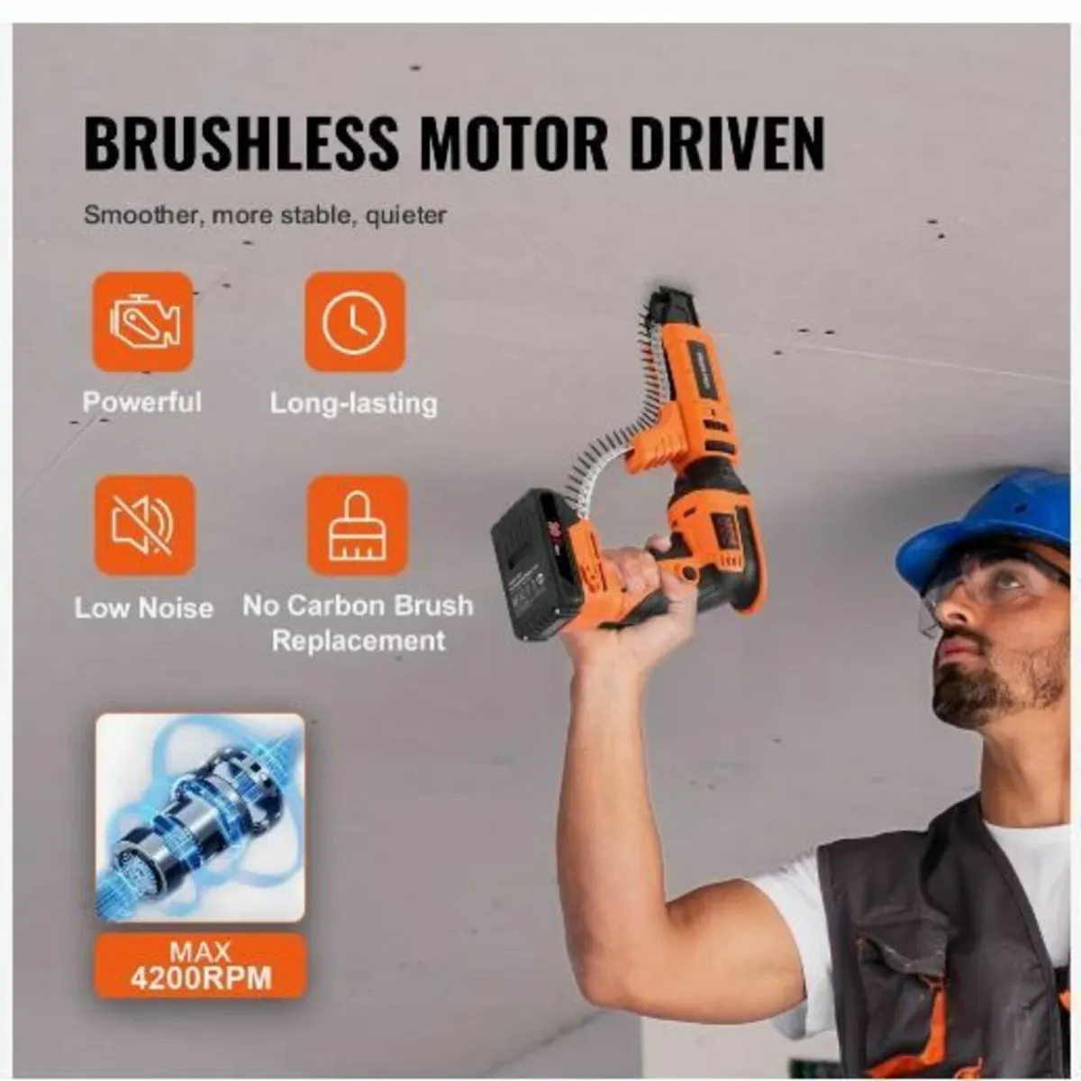 Drywall Screw Gun Auto-Feed, 20V Max - Image 2