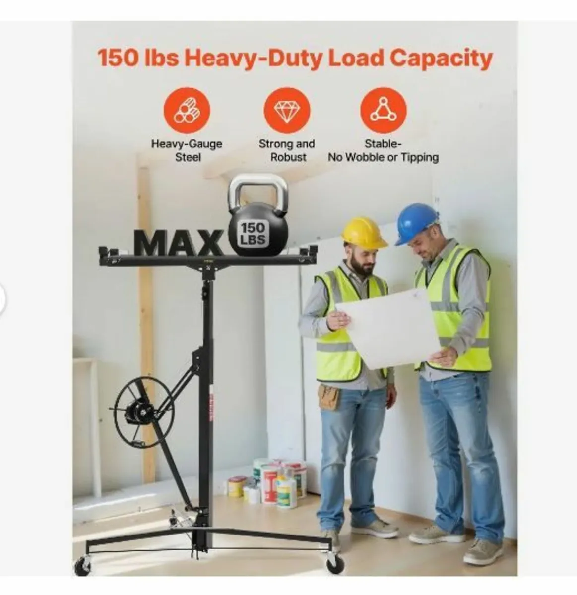 3353mm Drywall Lift, Heavy-Duty 68 kg - Image 2