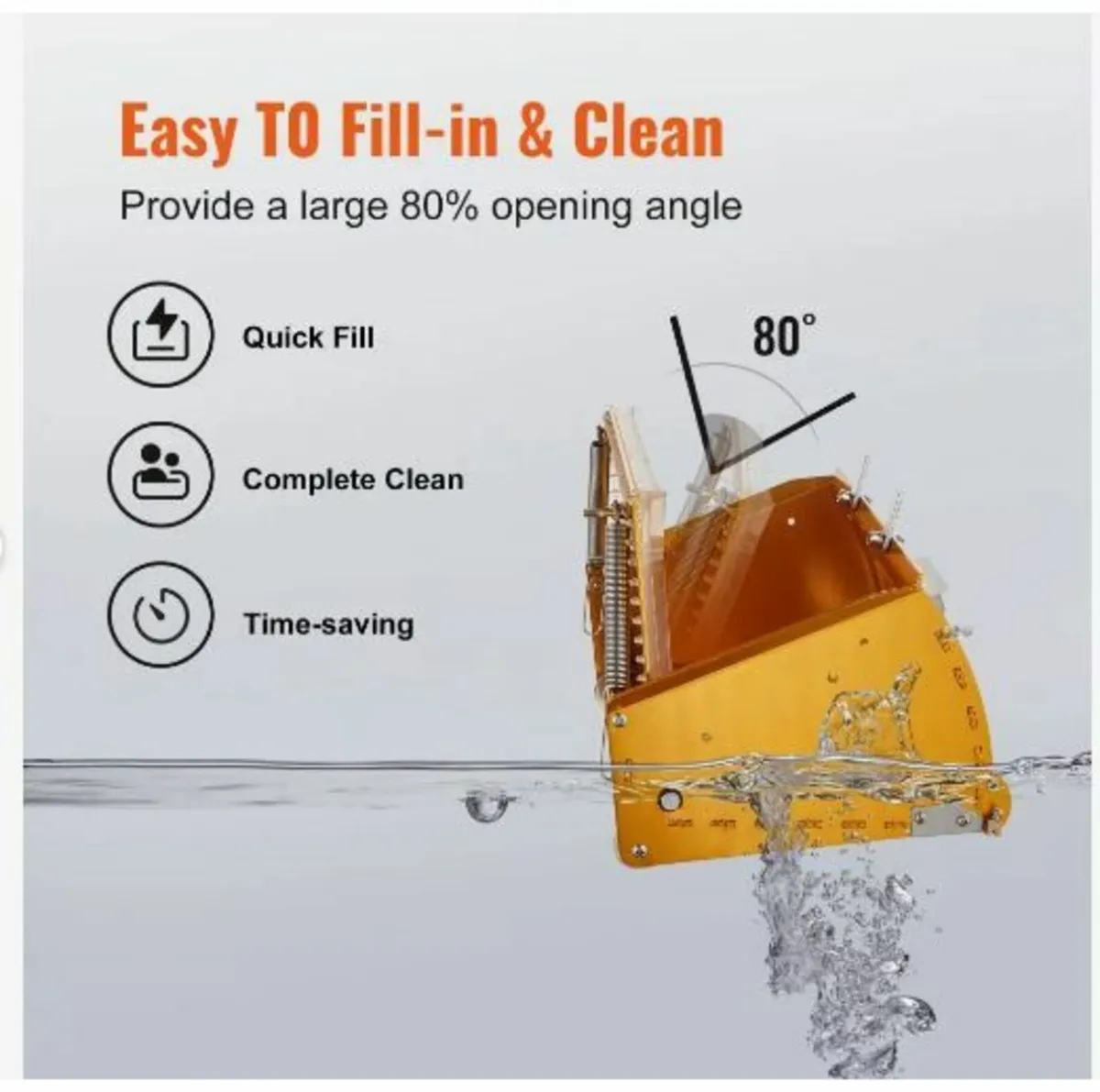 Drywall Flat Box, 10-Inch Wide Quick Clean - Image 2