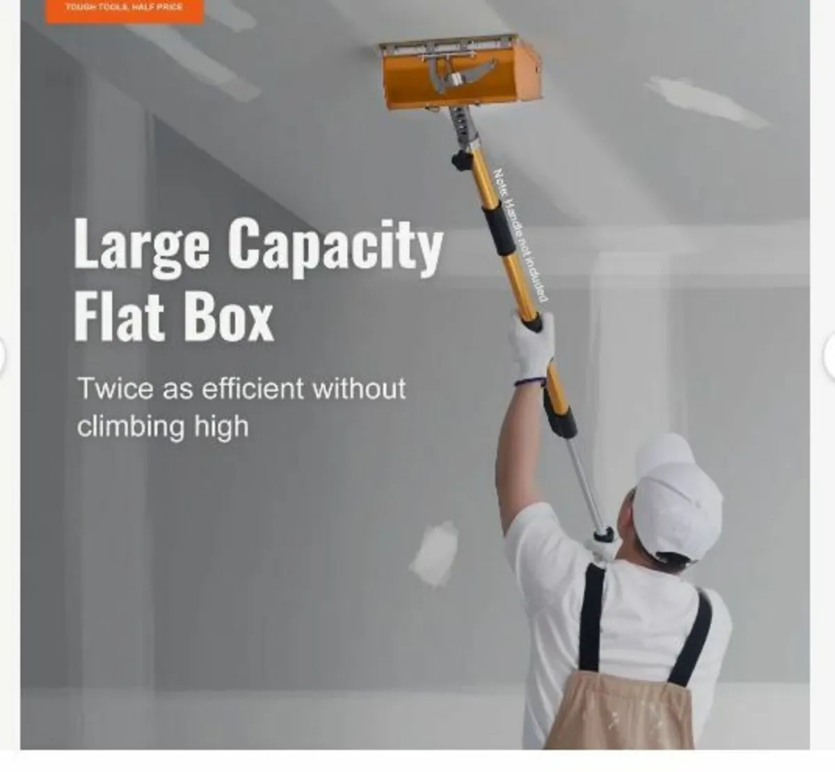 Drywall Flat Box, 10-Inch Wide Quick Clean - Image 3