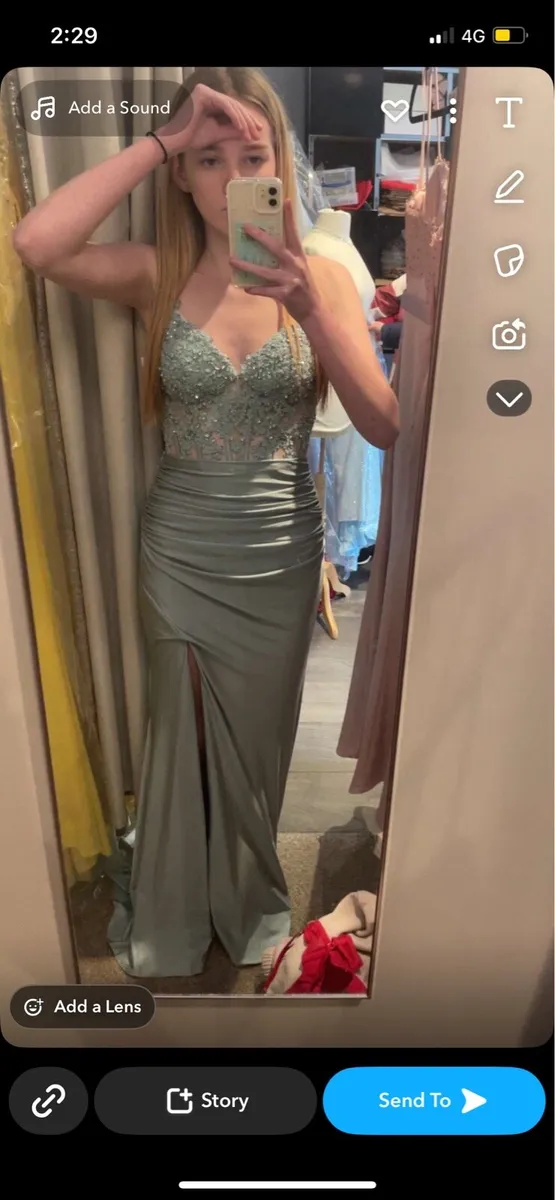 ty ball or debs dress - Image 1