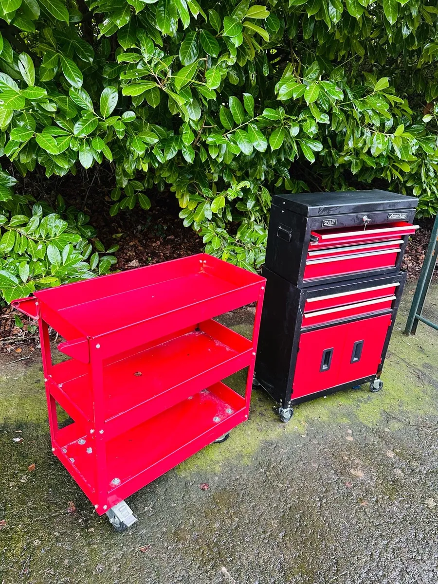 SEALEY AMERICAN PRO TOOL CHEST + TROLLEY - Image 2