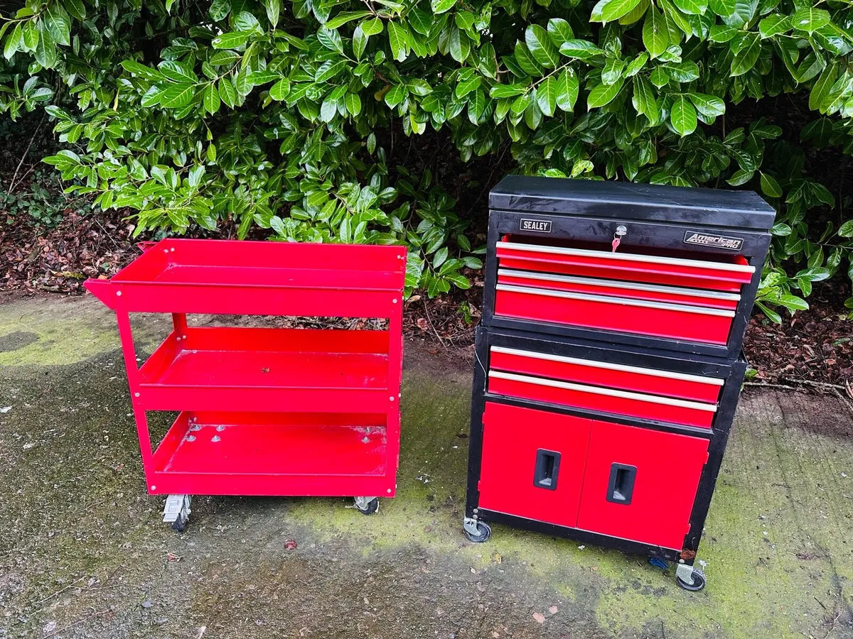 SEALEY AMERICAN PRO TOOL CHEST + TROLLEY - Image 1