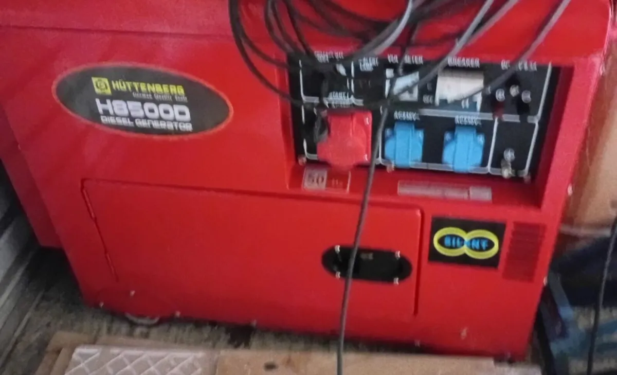 Diesel Generator Set Huttenberg H8500D 10 KW - Image 1