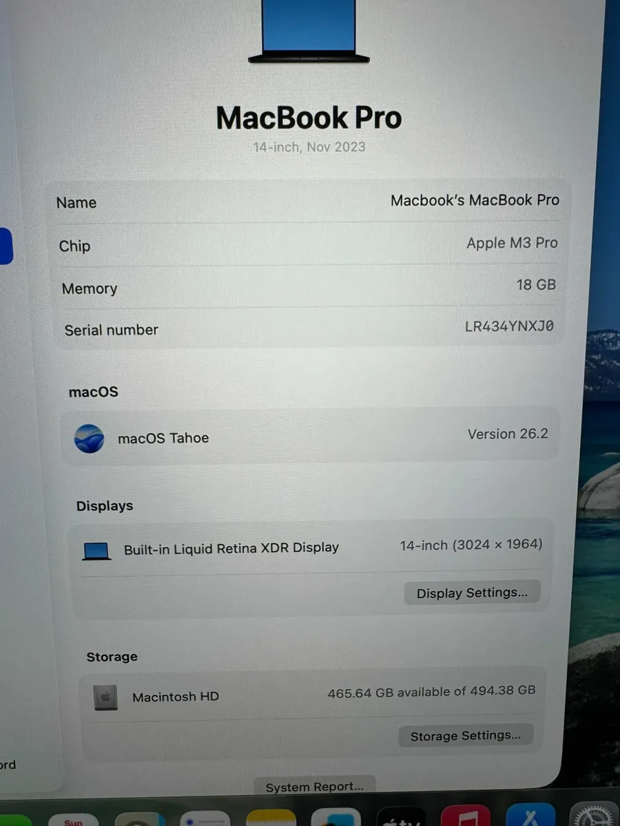 Macbook Pro 14" (2023) M3 Pro | 18GB | 512GB - Image 4