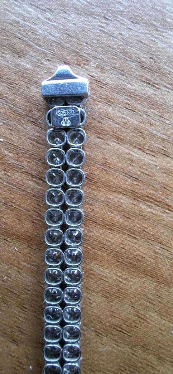 Sterling Silver Cz Necklace - Image 3