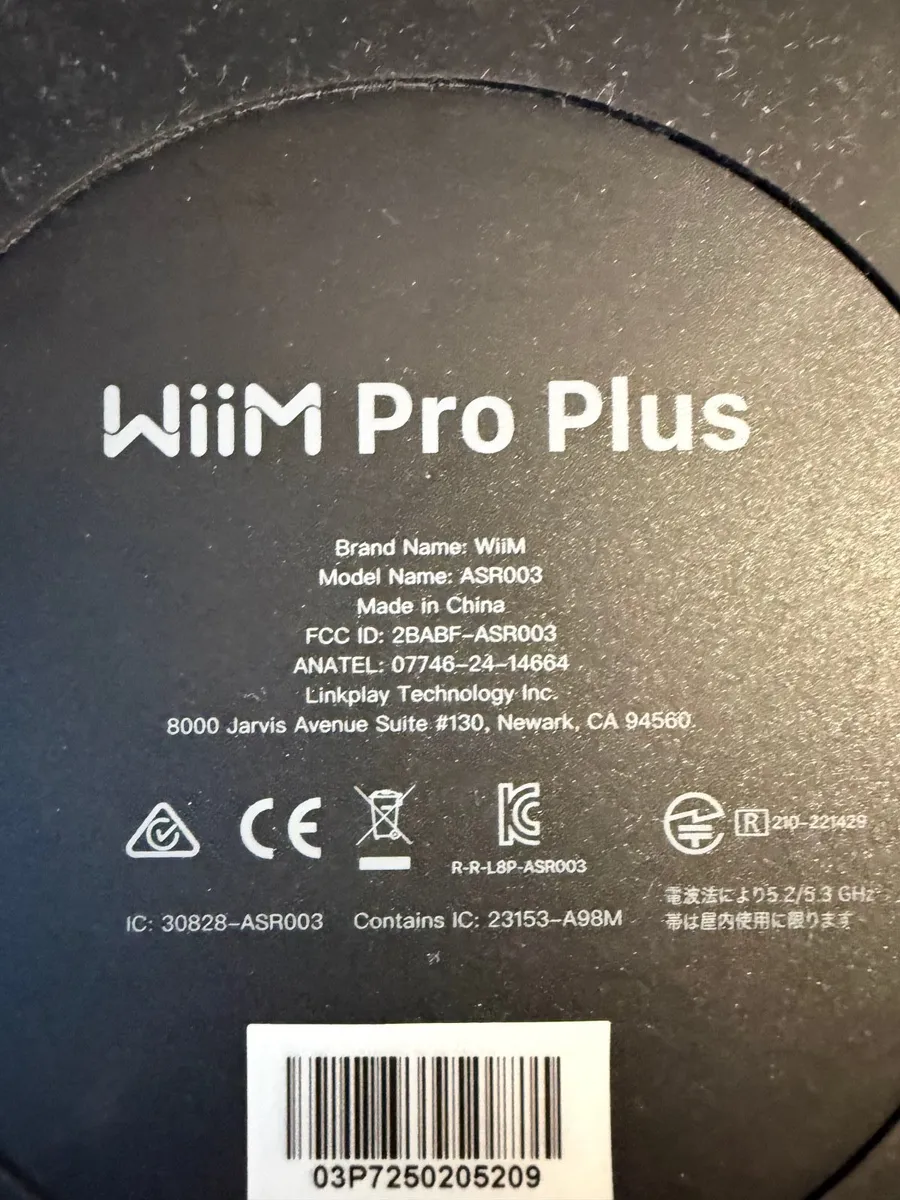 WiiM Pro Plus Audio Streamer model ASR003 HR - Image 1