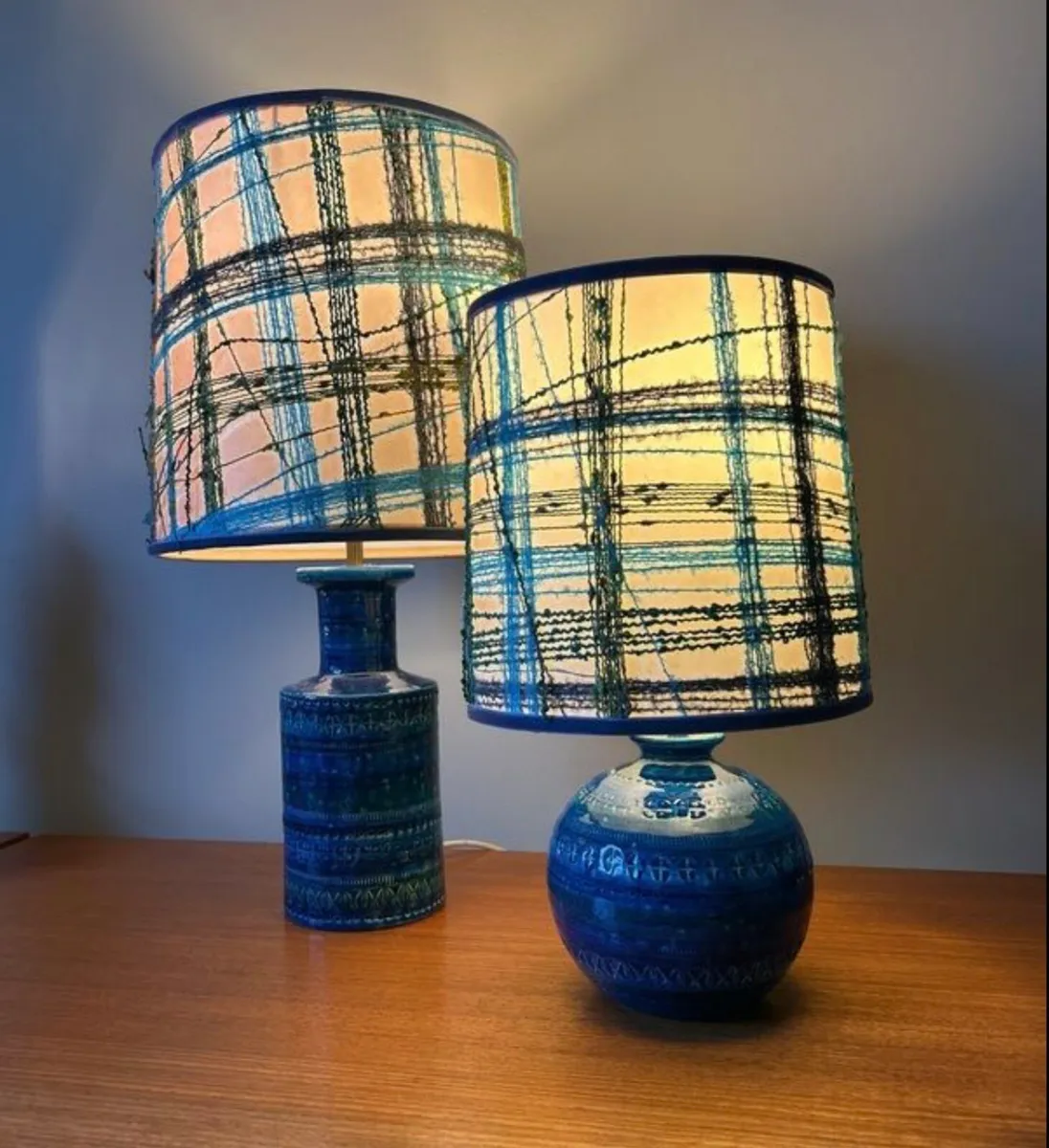 Large Mid Century Lamps - Image 2