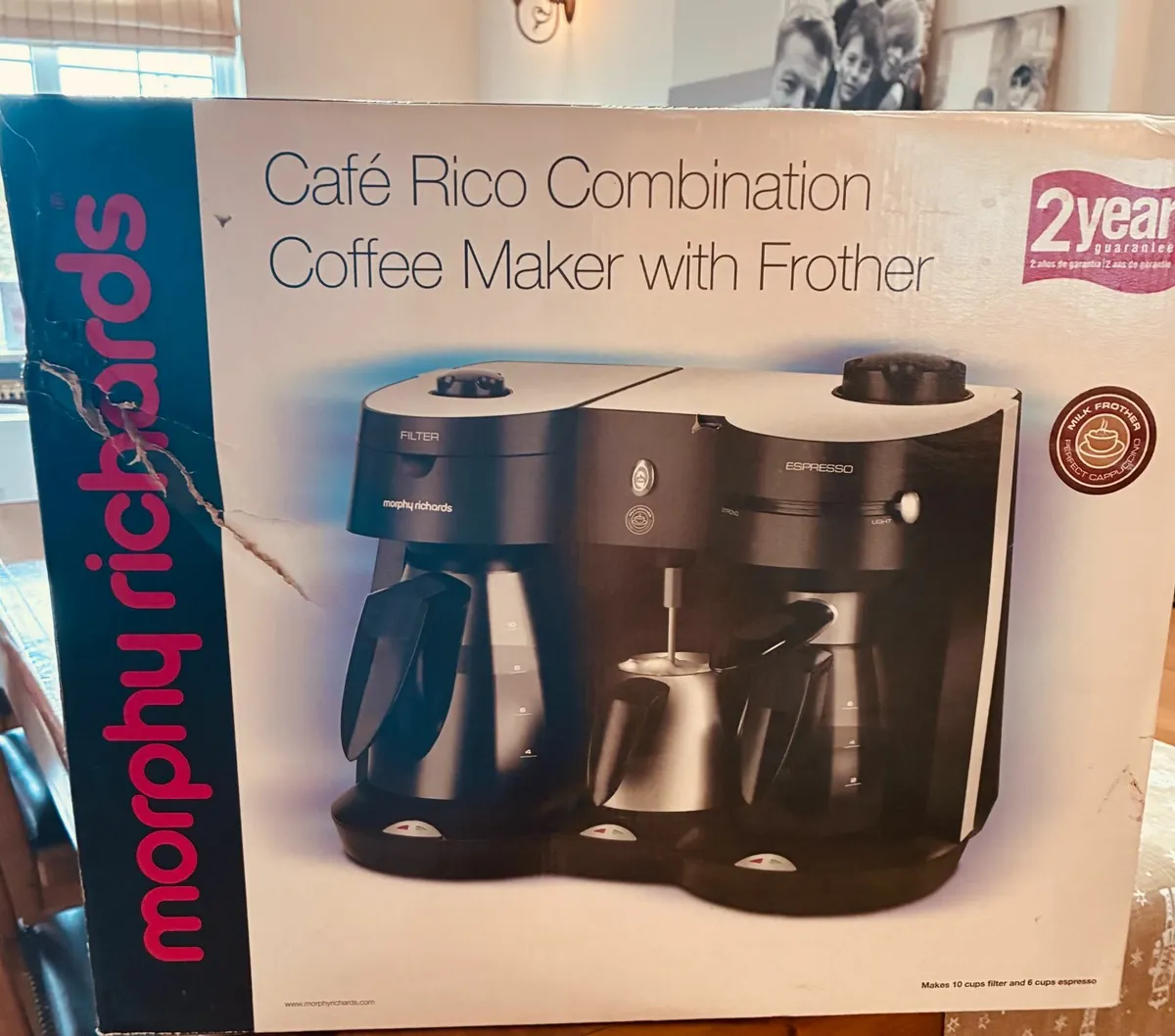 Morphy Richards Cafe Rico Combination Coffee Maker