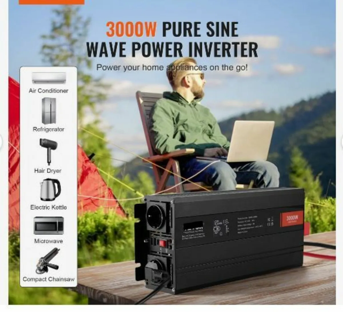 Pure Sine Wave Inverter, 3000 Watt - Image 3