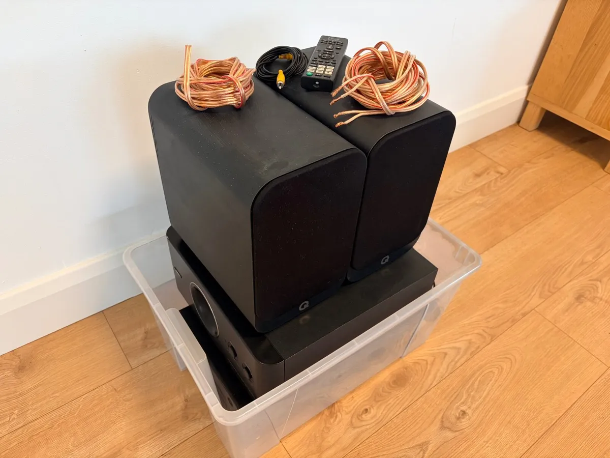 Sony receiver Yamaha subwoofer Q acoustics speaker - Image 3