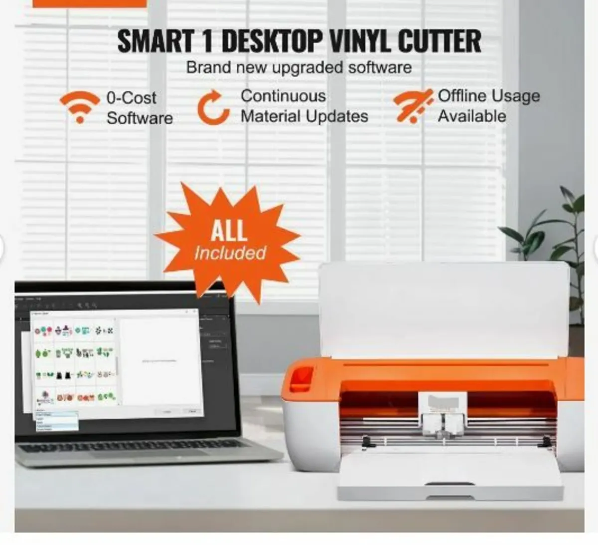 Vinyl Cutter Machine, Bluetooth Connectivity - Image 2