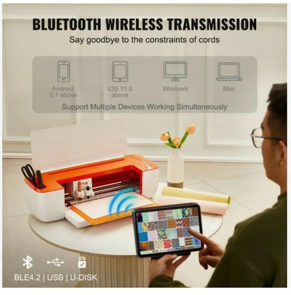 Vinyl Cutter Machine, Bluetooth Connectivity - Image 4