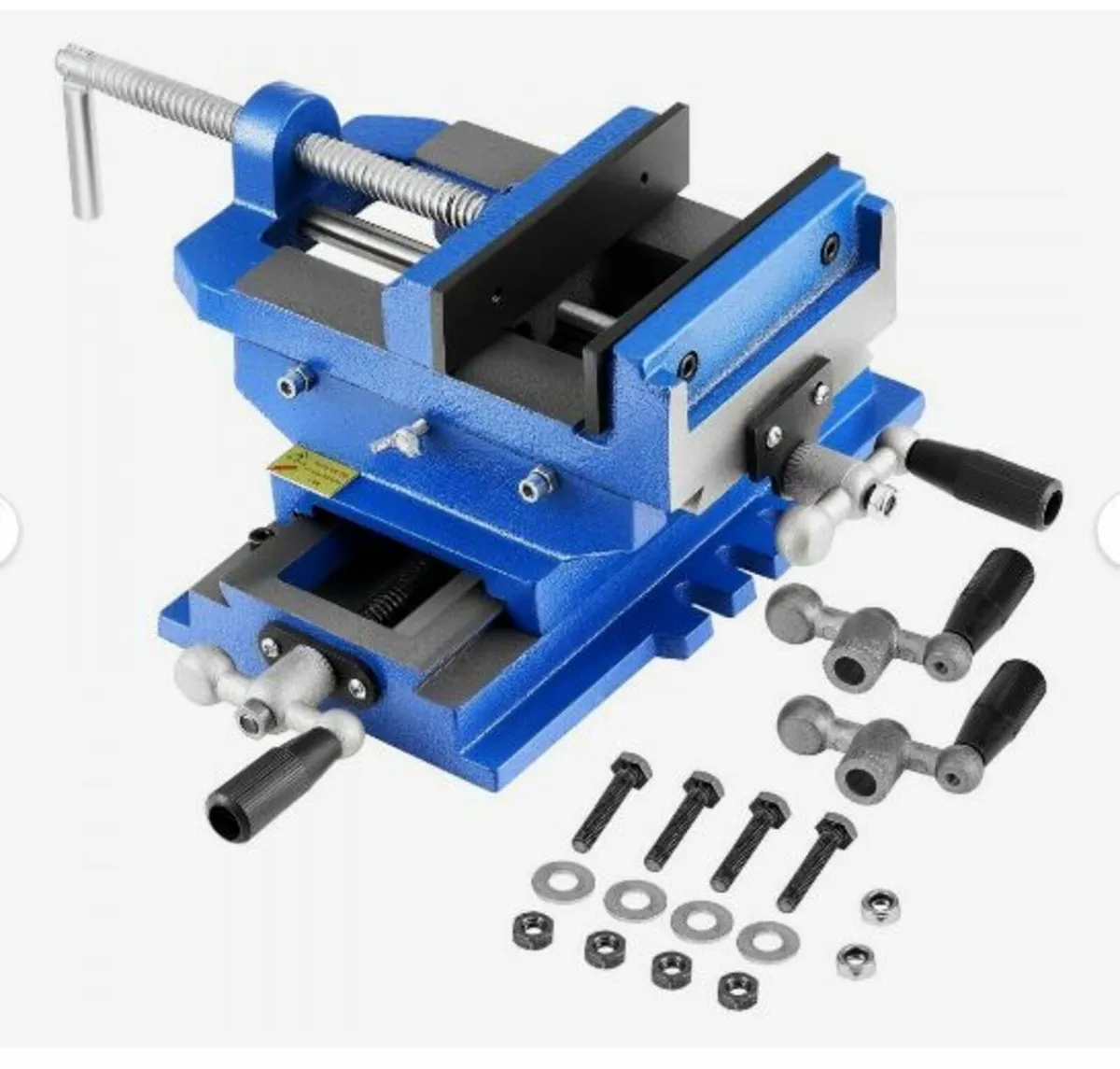 Cross Slide Drill Press Vise, 4 Inch - Image 1