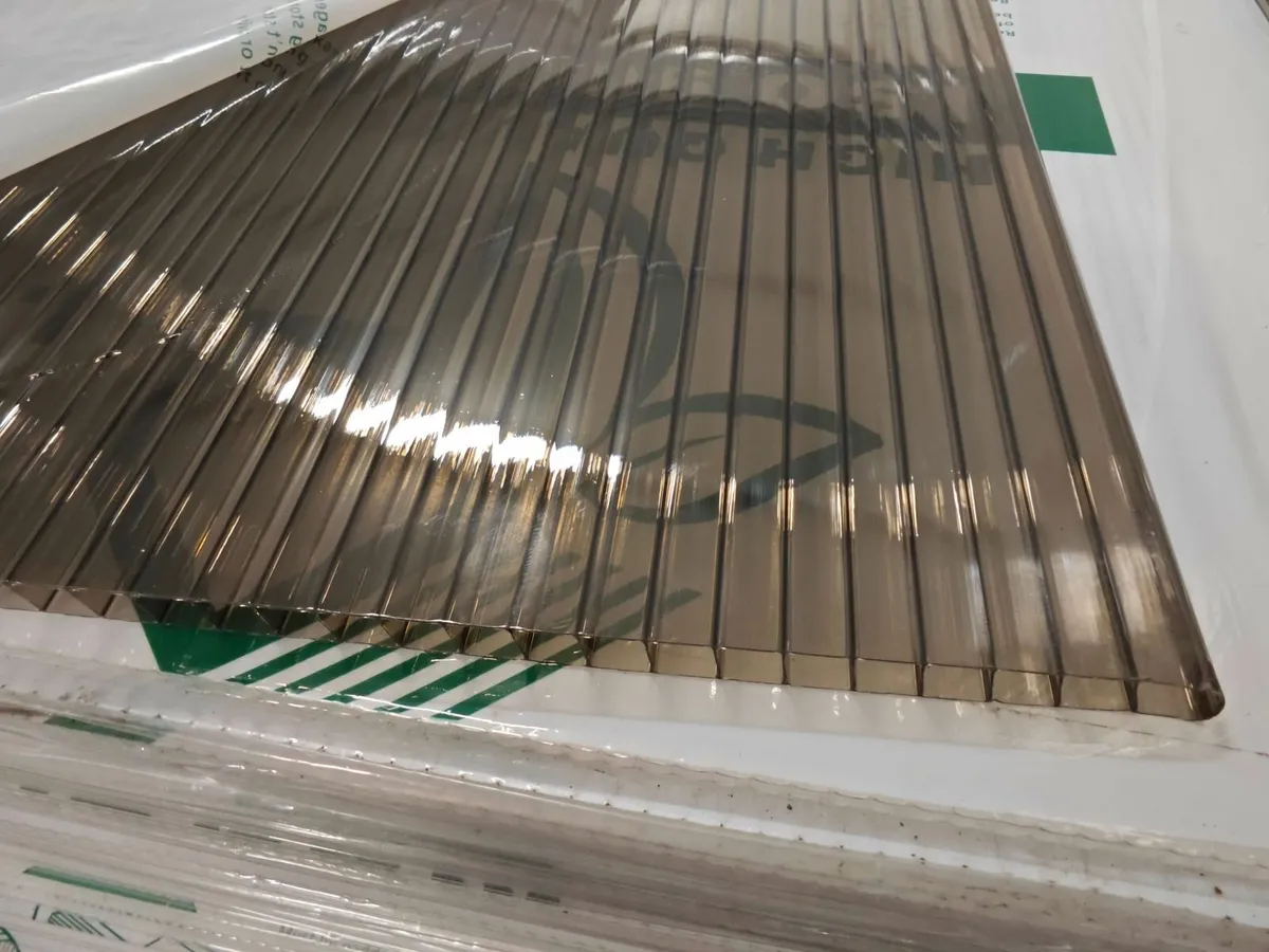 10mm Brown Twin Wall Polycarbonate Sheets - Image 1