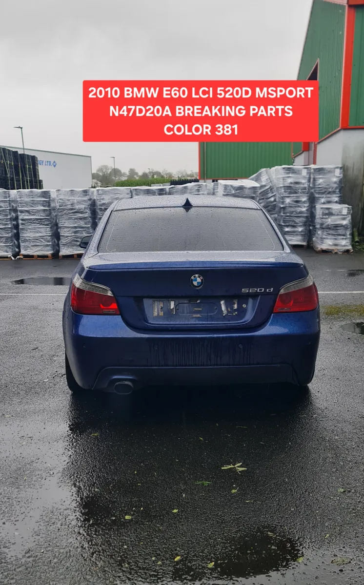 2010 BMW E60 LCI MSPORT N47D20A  BREAKING PARTS - Image 3
