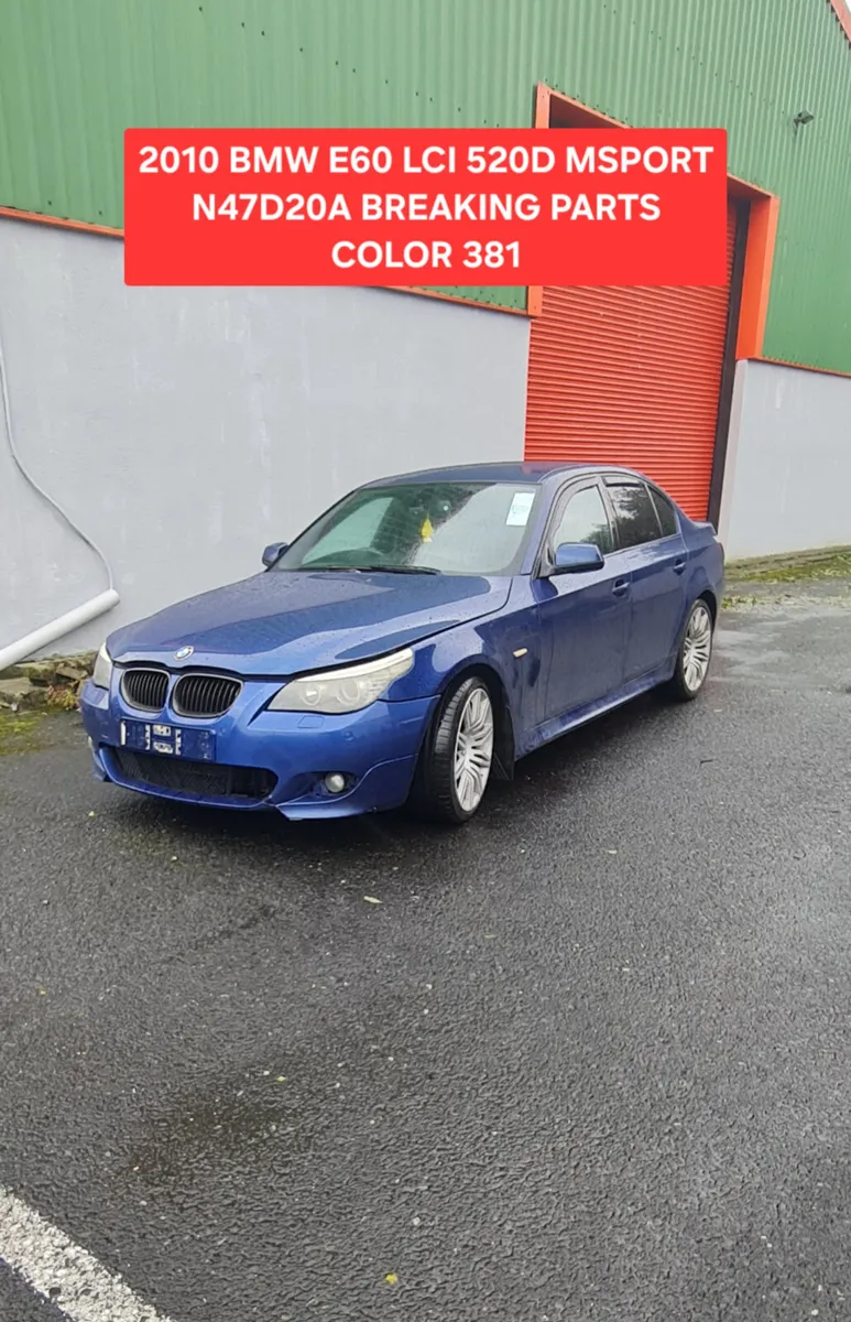 2010 BMW E60 LCI MSPORT N47D20A  BREAKING PARTS - Image 4