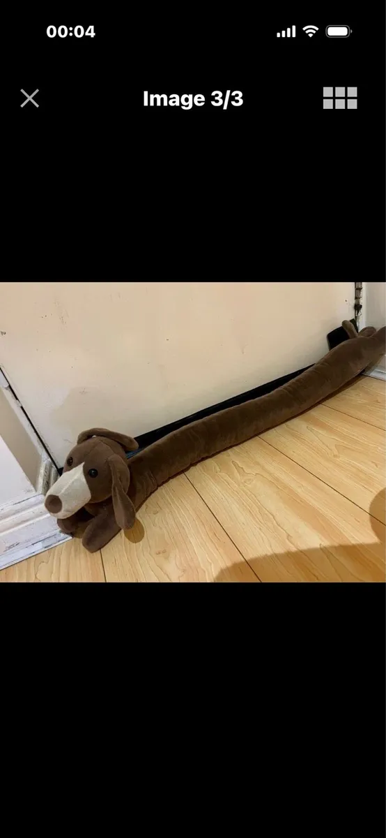 sausage dog draught excluder. - Image 3