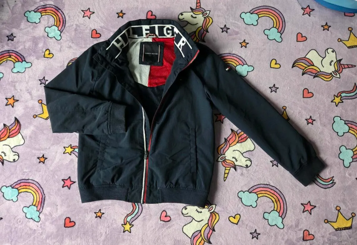 12-13years, Tommy Hilfiger Hooded Jacket Like New - Image 1