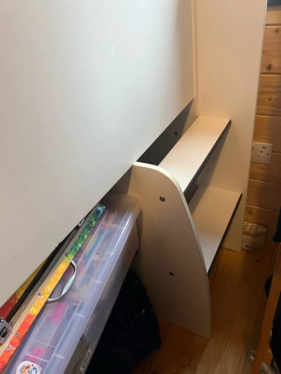 Kids Storage Bed with Desk - Image 4